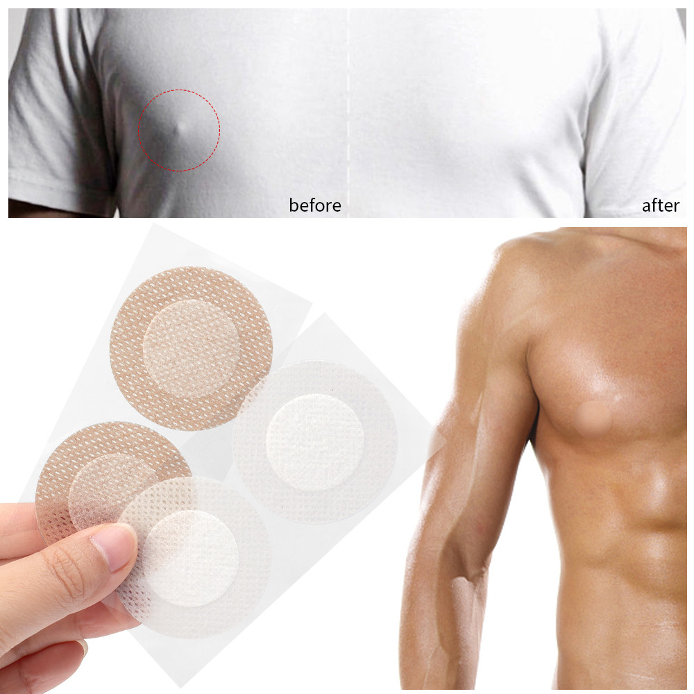 แผ่นแปะหน้าอกผู้ชาย Anti-Bulge ระบายอากาศได้ - ที่มองไม่เห็น Traceless ...