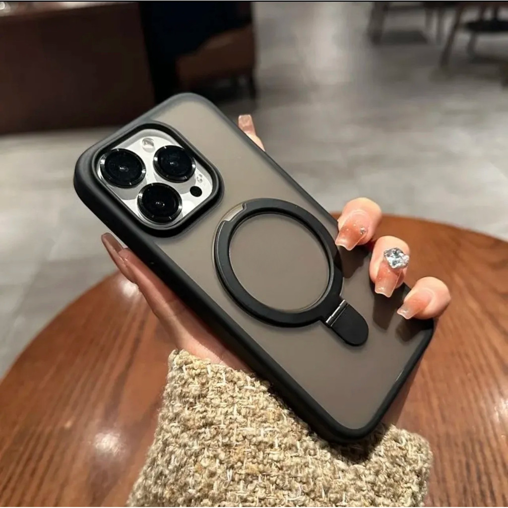 มาพร้อมฟิล์มเลนส์ที่ตรงกัน Magnetic Bracket เคสโทรศัพท์ชาร์จไร้สายเหมาะ ...