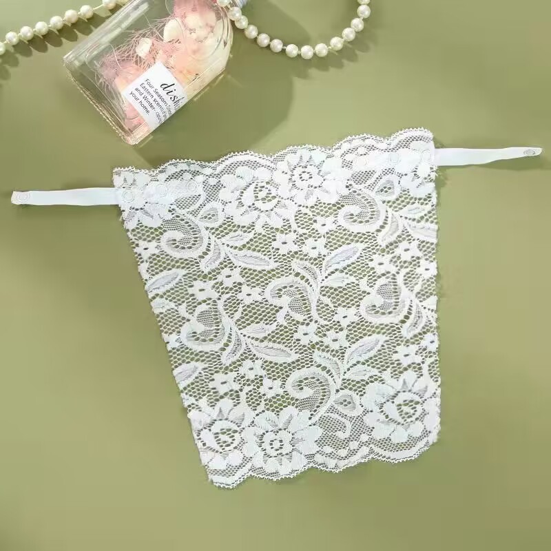 ผู้หญิงเชียร์ตาข่าย Plunge Protector ลูกไม้ Neckline Modesty ใส่เพื่อ ...