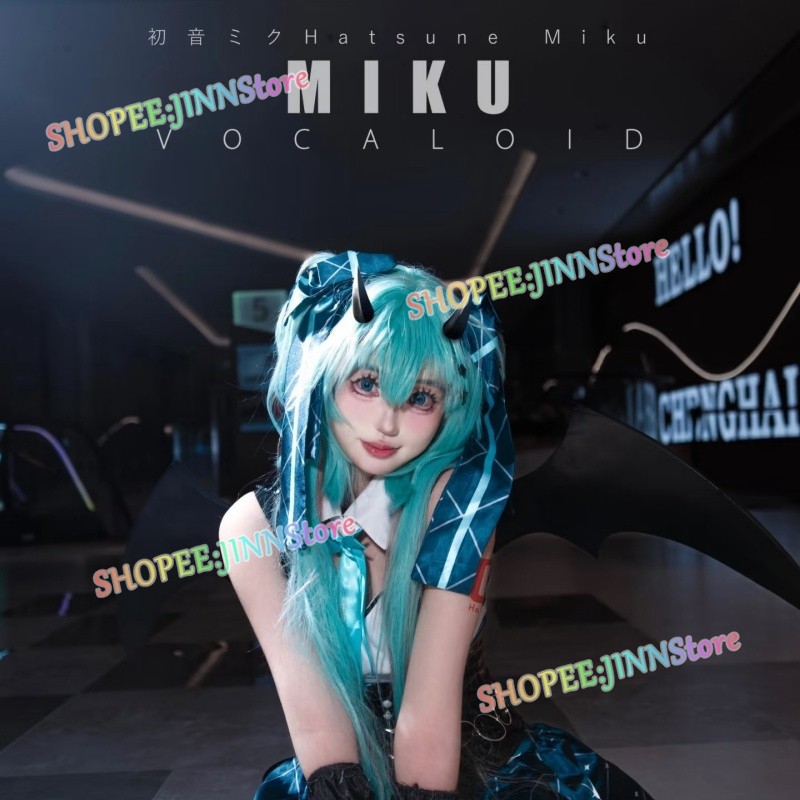 - Jinn - Hatsune MIKU x Rascal คอสเพลย์เครื่องแต่งกายชุดวิกผม Raccoon ...