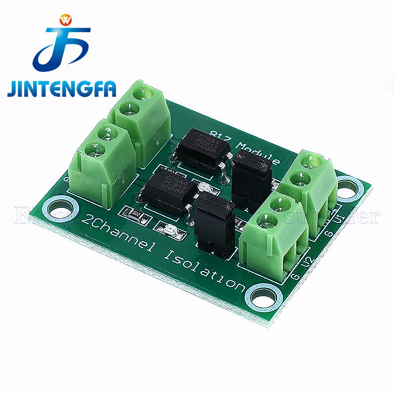 PC817 4 ช่อง Optocoupler การแยกบอร์ดแรงดันไฟฟ้าอะแดปเตอร์แปลงโมดูล 3.6 ...