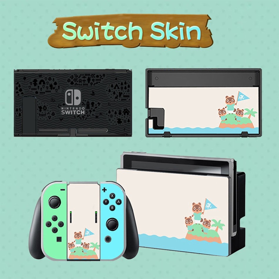 ในสต็อก switch Vinyl สติกเกอร์ป้องกันสกินชุด Animal Crossing Skin ...