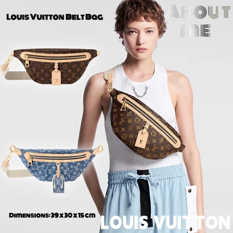 หลุยส์วิตตอง Louis Vuitton High Rise Belt Bag กระเป๋าเข็มขัดผู้หญิงผ้า ...