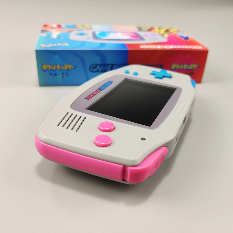 Gba Nintendo GAMEBOY Advance Color เกมคอนโซลไฮไลท์ SP GBM ธีมดาบและโล่ ...