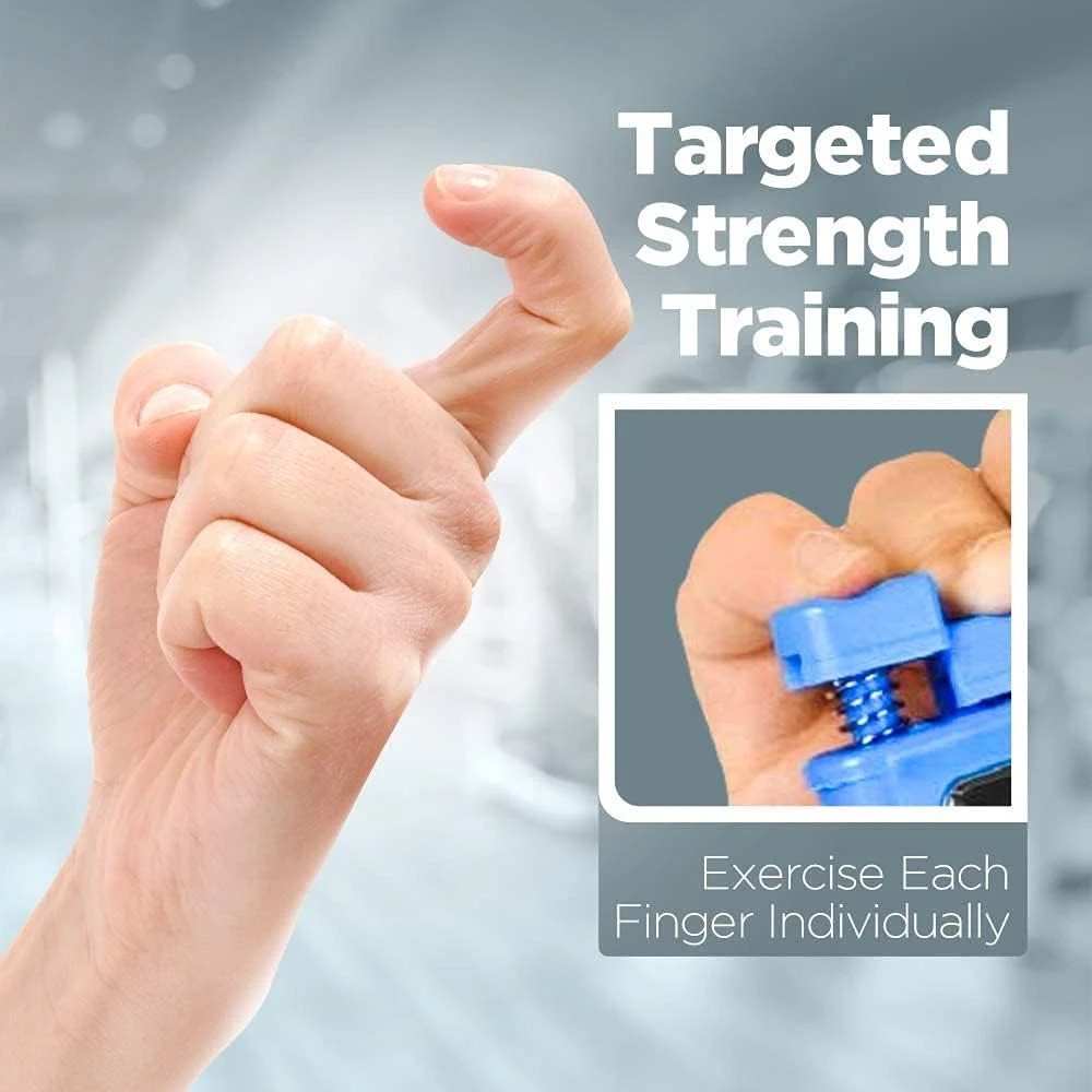 Pas-grip Strength Trainer เครื่องมือการฝึกอบรมการฟื้นฟูสมรรถภาพนิ้วสอง ...