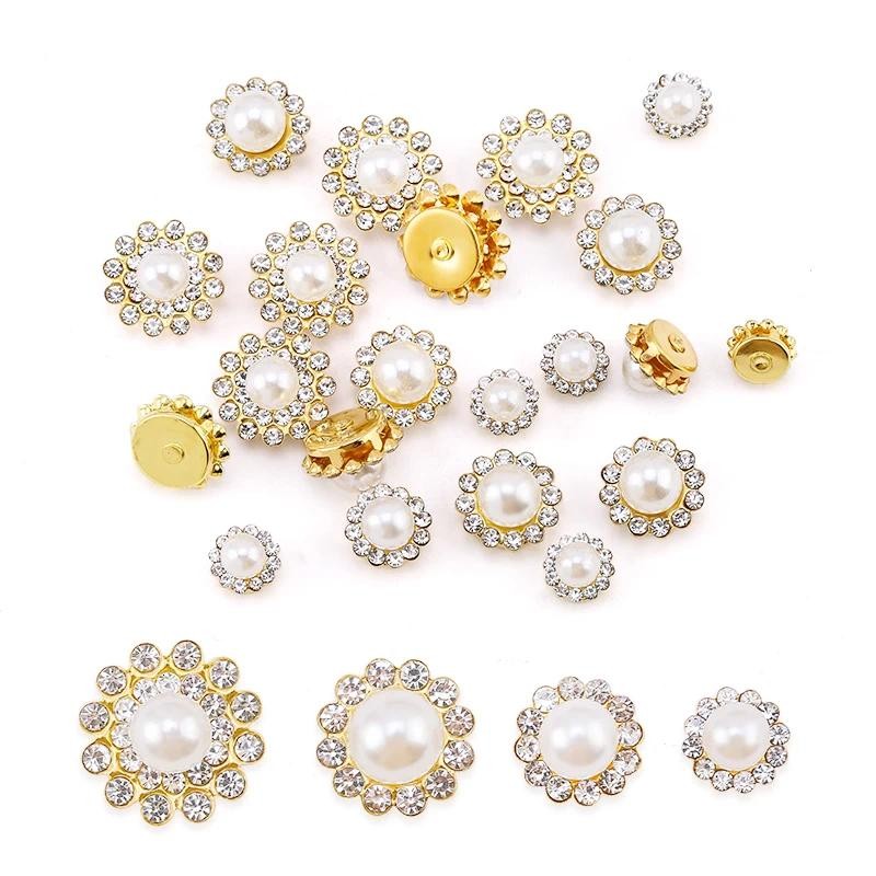 100 ชิ้นผสมสี Claw Rhinestones สําหรับเย็บปักถักร้อยดอกไม้คริสตัล ...