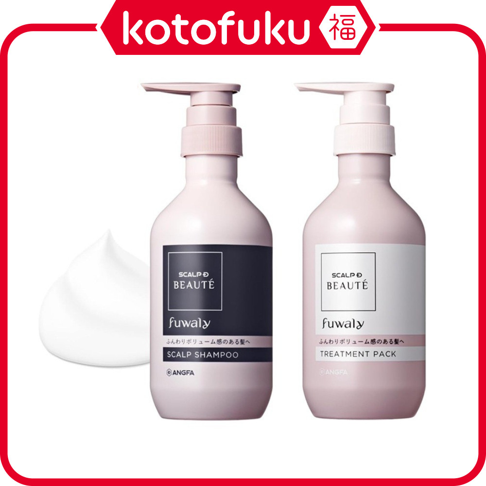 Angfa Scalp-D Beaute Fuwaly Scalp Shampoo & Treatment Pack JP
