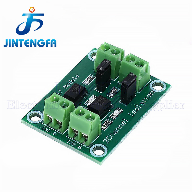 PC817 4 ช่อง Optocoupler การแยกบอร์ดแรงดันไฟฟ้าอะแดปเตอร์แปลงโมดูล 3.6 ...