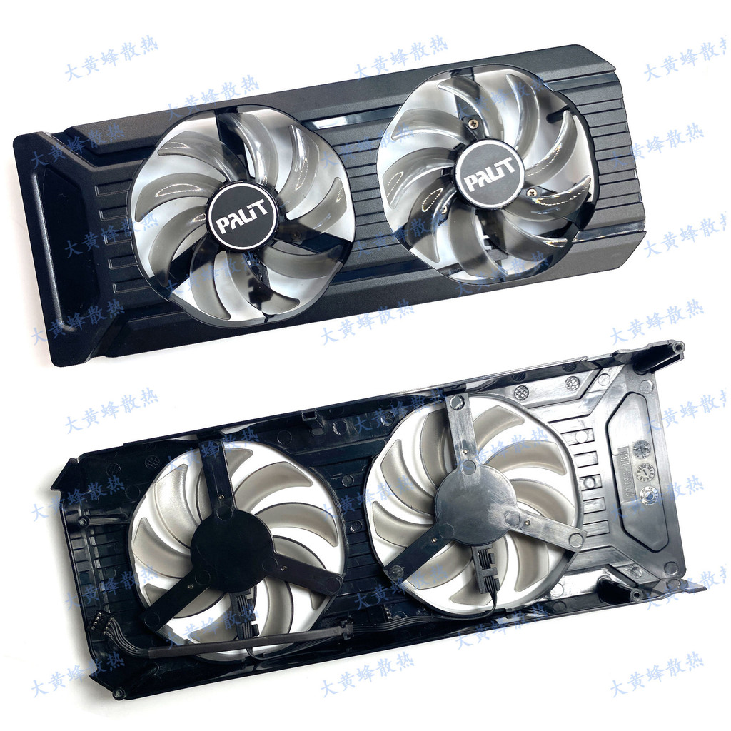 PLIT Tongde P106 GTX1060 1070 1070ti 1080 ชุดพัดลมการ์ดกราฟิกคู่ ...