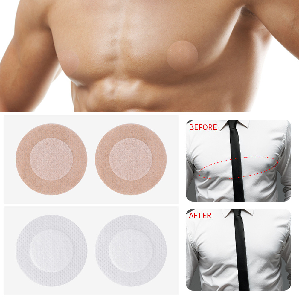 แผ่นแปะหน้าอกผู้ชาย Anti-Bulge ระบายอากาศได้ - ที่มองไม่เห็น Traceless ...