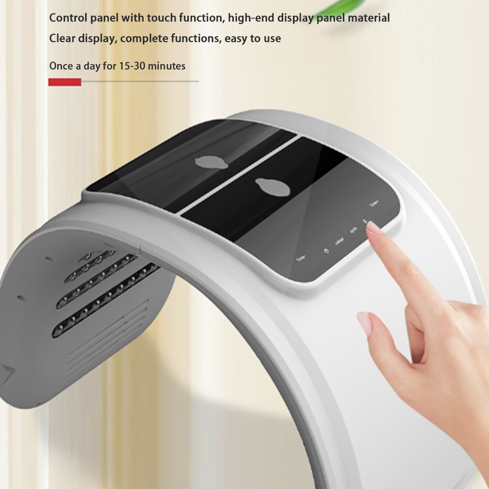 Skin Hydrating Sprayer LED Mask Facial Machine Nano Mist 7 สี LED ...
