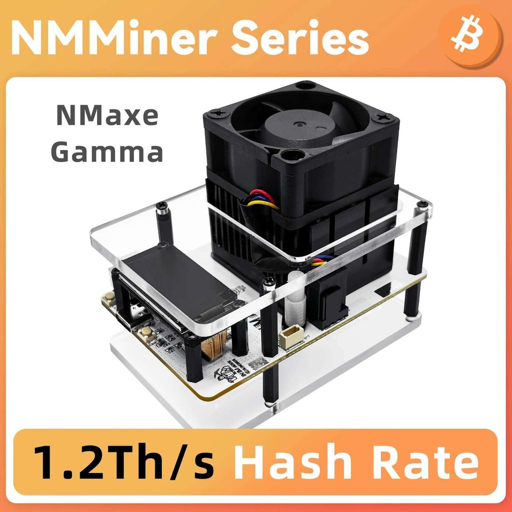 NerdMiner NMaxe 500Gh/s – Mineur Bitcoin Solo ASIC BM1366, 20 J/TH, écran LCD, Wi-Fi, Usage Domestique
