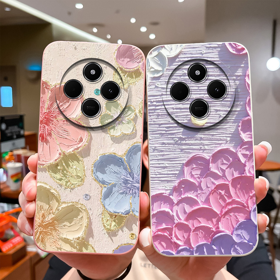 สําหรับredmi A3 Pro A4 Xiaomi Poco C75 ขั้นสูงปลอกป้ายสวยซิลิโคนอ่อน ...
