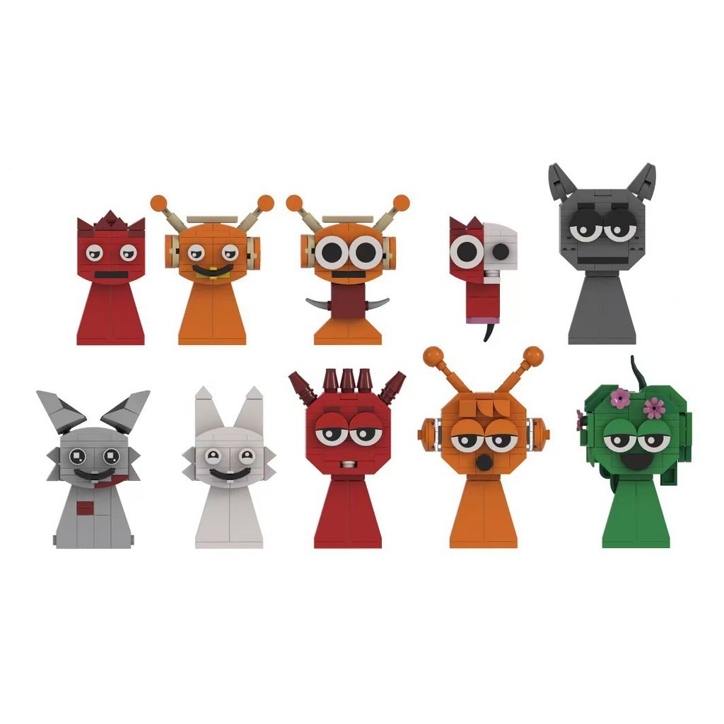 ตัวต่อเลโก้ Sprunki IncrediBox Sprunki บล็อกตัวต่อ สําหรับของเล่นเด็ก ...