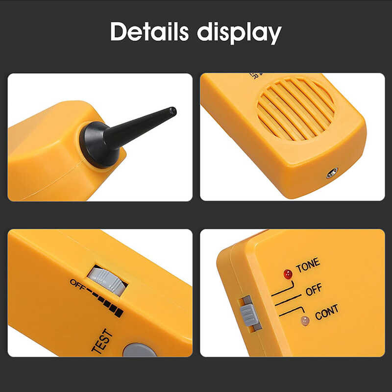 Wire Tracer Tester W/Tone Generator & Probe Kit, Cable Signal Locator ...