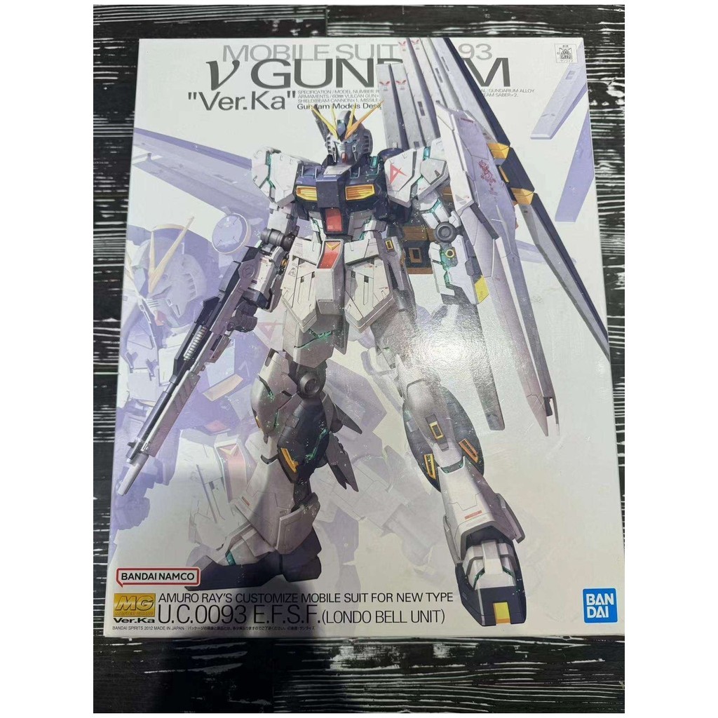 พร้อมสต็อก Bandai MG Niu Gundaka Niu RX-93 KA Nu Card Version KA ...