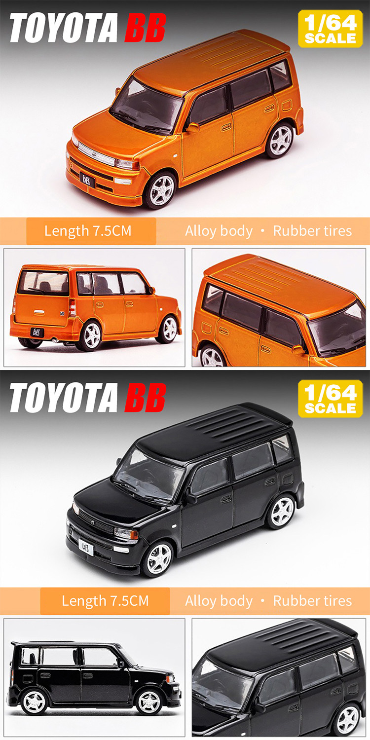 Klt 1:64 Toyota bB Diecastรุ่นรถของเล่นรถคอลเลกชันของขวัญสําหรับเด็ก ...