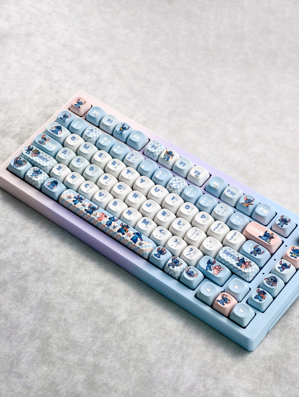 【ไทย Keycap】MAIMOOO Stitch Keycap 120 คีย์ MOA โปรไฟล์ PBT ไทย Dye ...