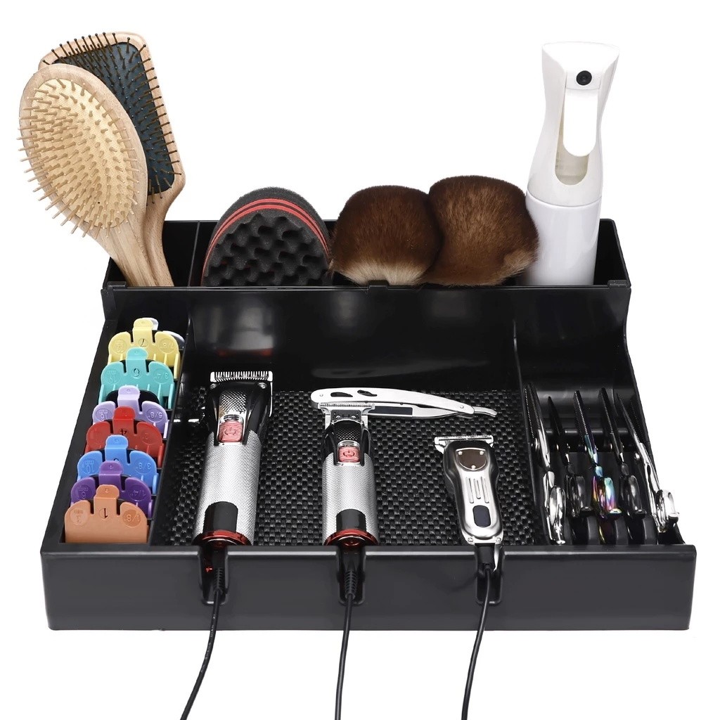 Salon Hairdressing กรรไกรไฟฟ ้ า Clipper Display Rack เครื ่ องโกนหนวด ...
