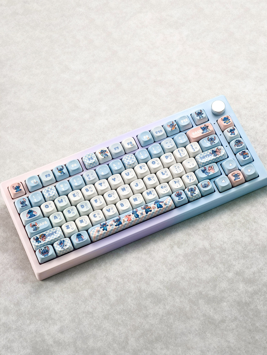 【ไทย Keycap】MAIMOOO Stitch Keycap 120 คีย์ MOA โปรไฟล์ PBT ไทย Dye ...