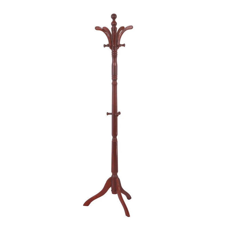 Solid Birch Wood Coat Racks Stand Floor Standing Hanger Rack with ...