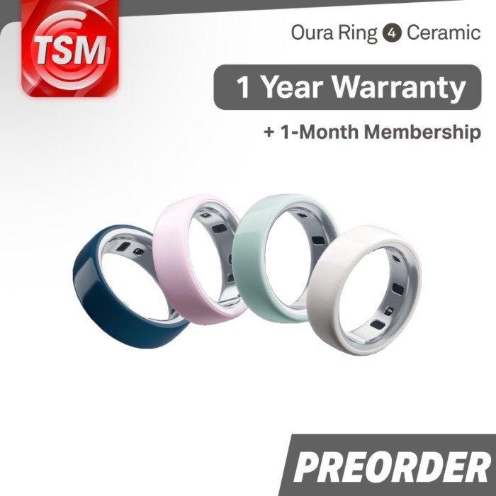 (Pre-Order) Oura Ring 4 Ceramic แหวนอัจฉริยะเซรามิก Smart Ring (รับ ...