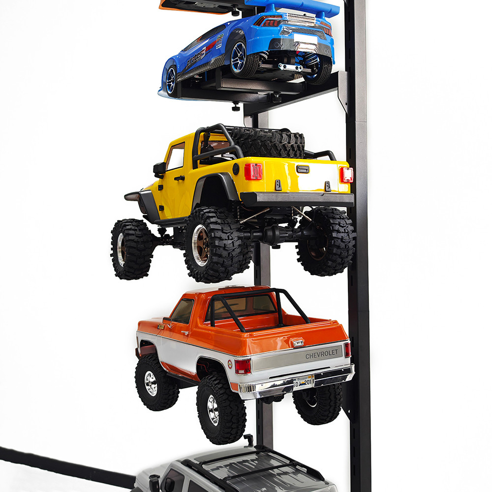 PYFORE 1/10 1/8 1/7 รุ่น RC รถ Crawler Racing Storage Rack 5 ชั้นจอแสดง ...