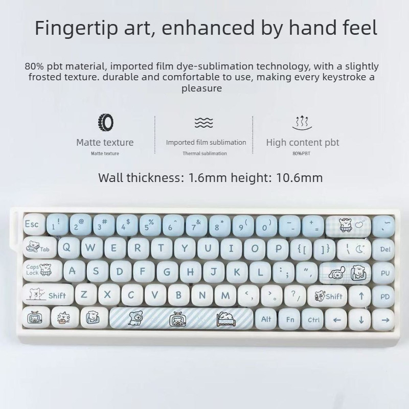MOG Profile Ball Keycaps Line สุนัขการออกแบบการ์ตูนสําหรับแม่เหล็กและ ...