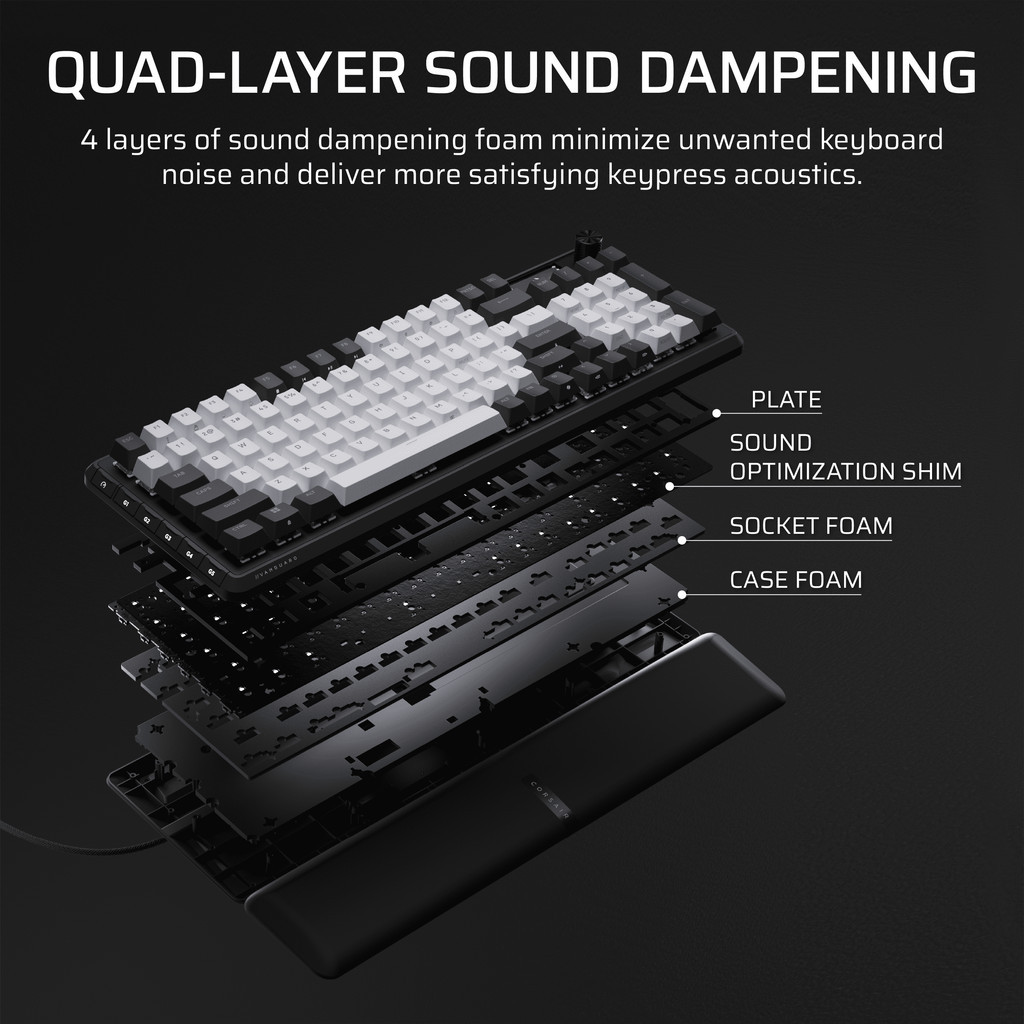 CORSAIR GAMING VANGUARD 96 MLX Keyboard [US][MLX PULSE] [MLX QUANTUM ...