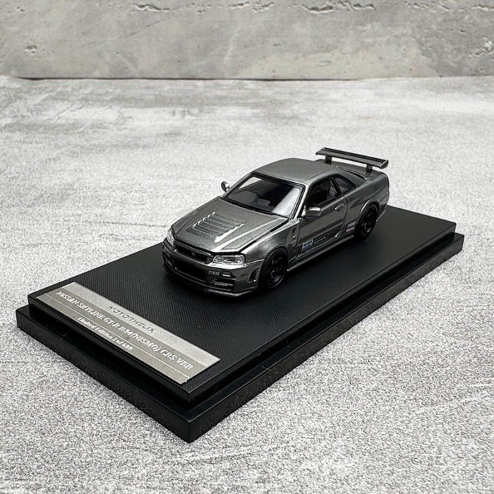 MH 1: 64 Nissan Nissan GT-R R34 Z-TUNE Skyline Alloy เปิดฝาครอบรถรุ่น ...