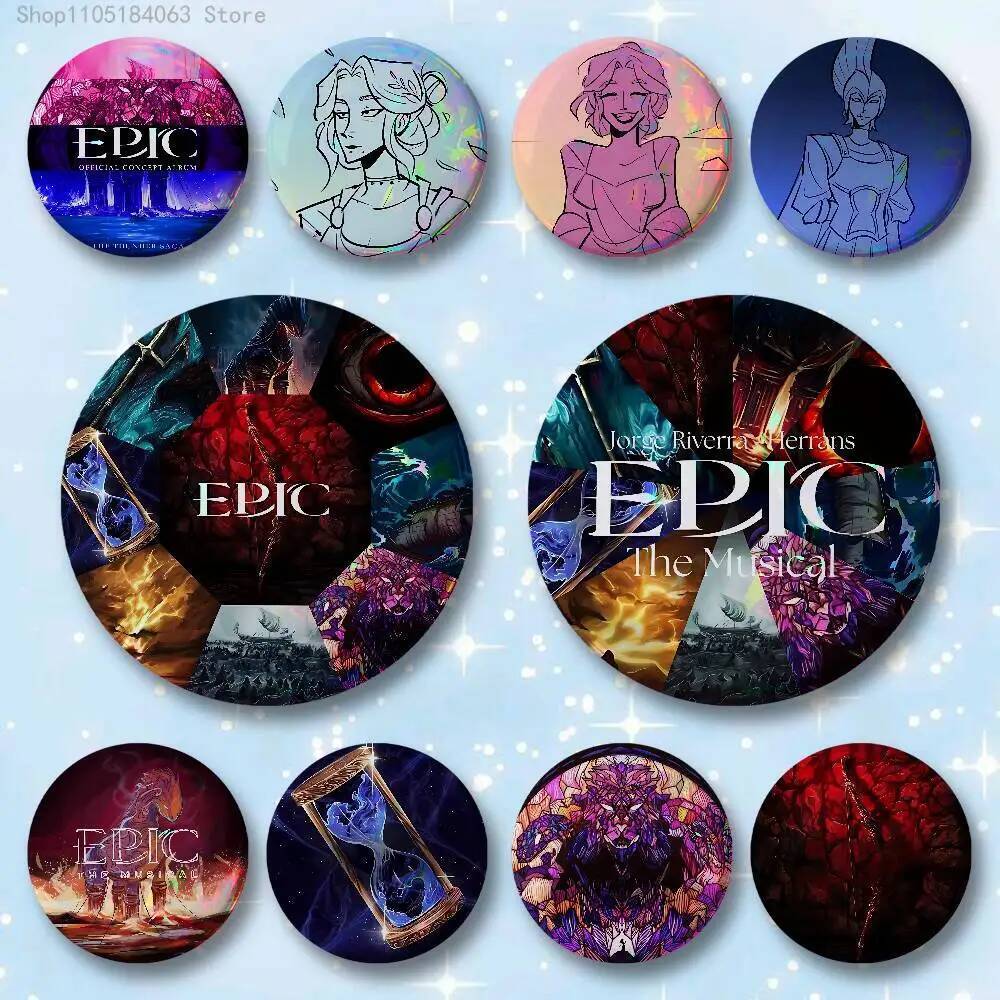 E-Epic The Musical Pins 25-75 มม. สำหรับคอสเพลย์และสะสม ของขวัญสำหรับ ...