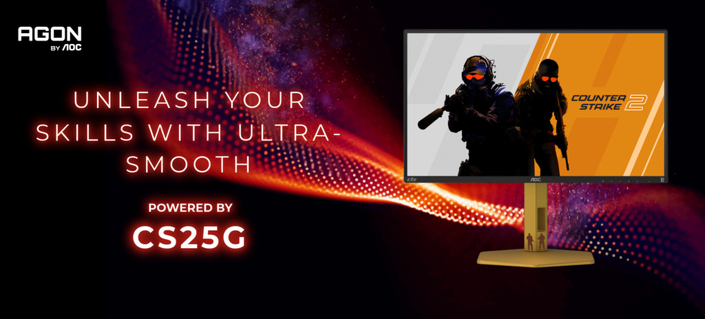 AOC CS25G GAMING MONITOR (เกมมิ่งมอนิเตอร์) 24.5