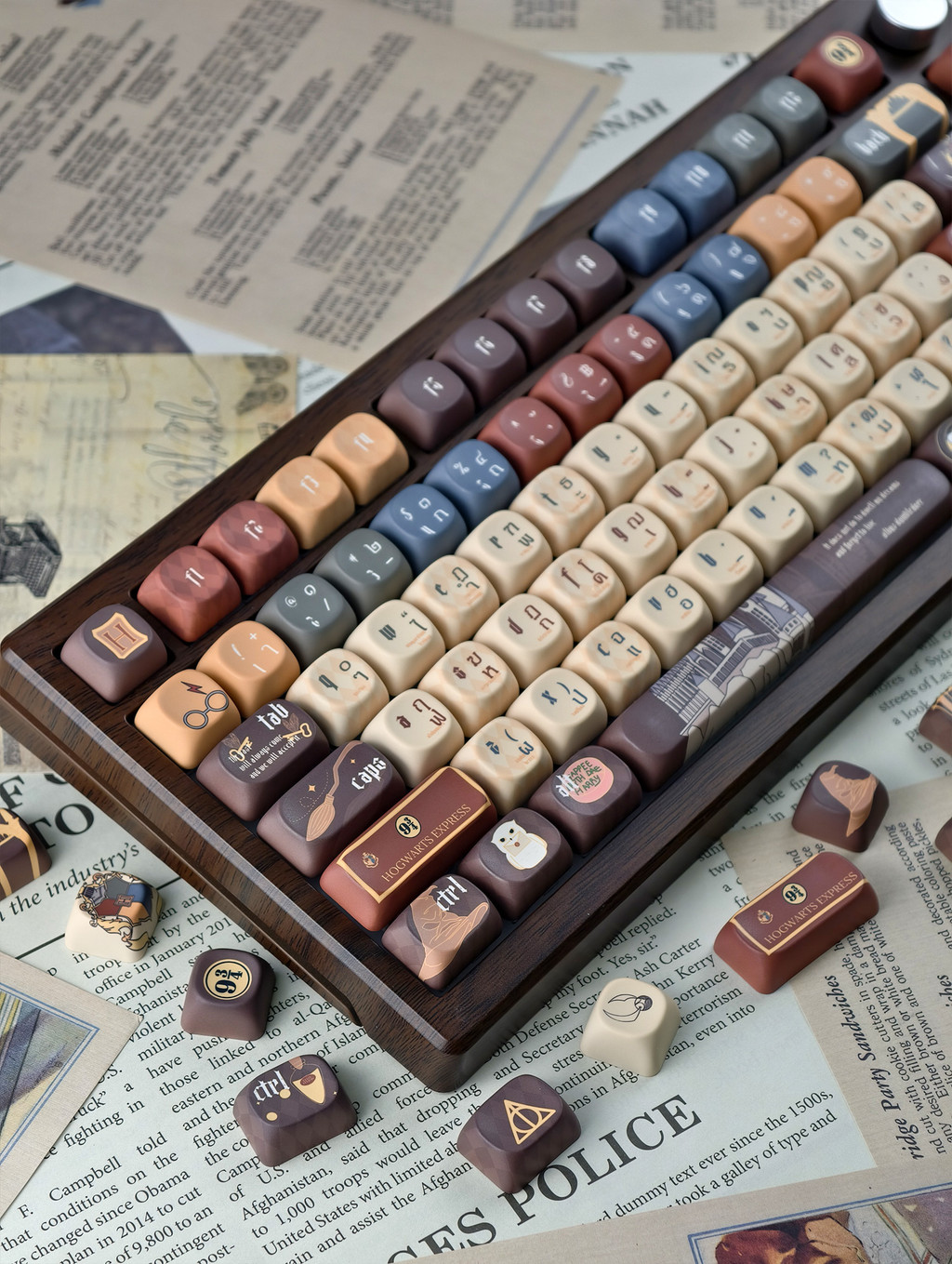 Harry Potter Thai Keycaps MOA/Cherry Profile PBT 125 คีย์ Wooting Aula ...