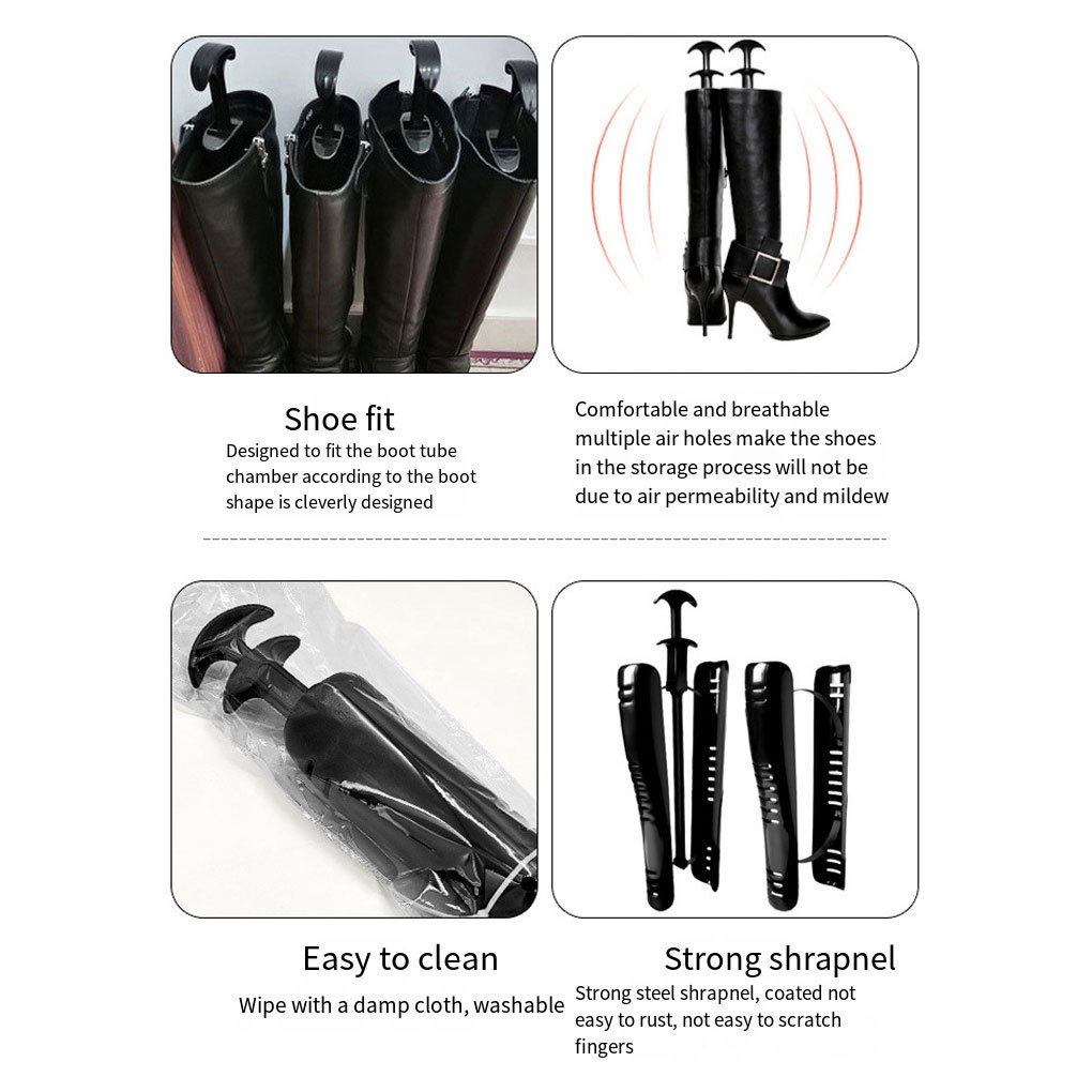 1 คู่พลาสติกสะดวก Boot รองเท้า Tree Stretcher สําหรับรองเท้าประเภท Boot ...