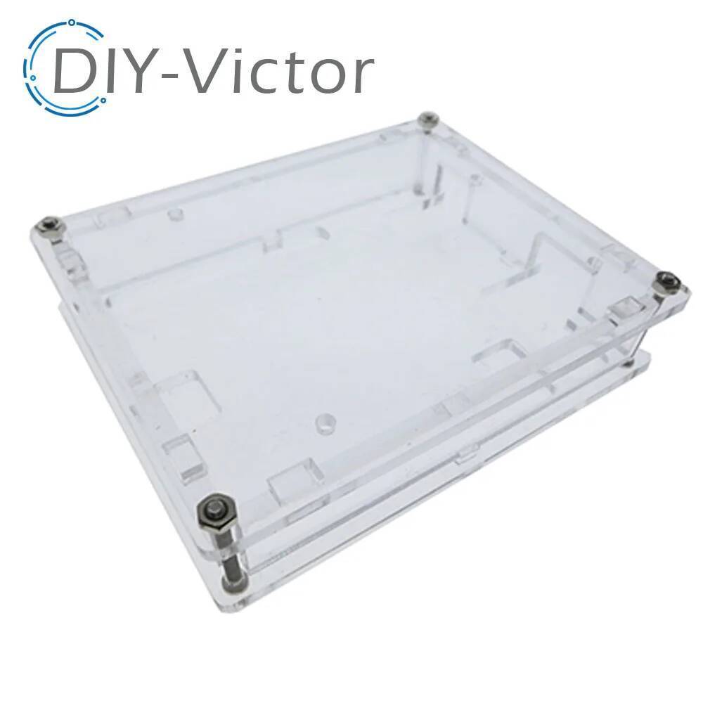 สําหรับ Uno R3 Case Enclosure กล่องอะคริลิคใสฝาครอบใสเข้ากันได้กับ ...