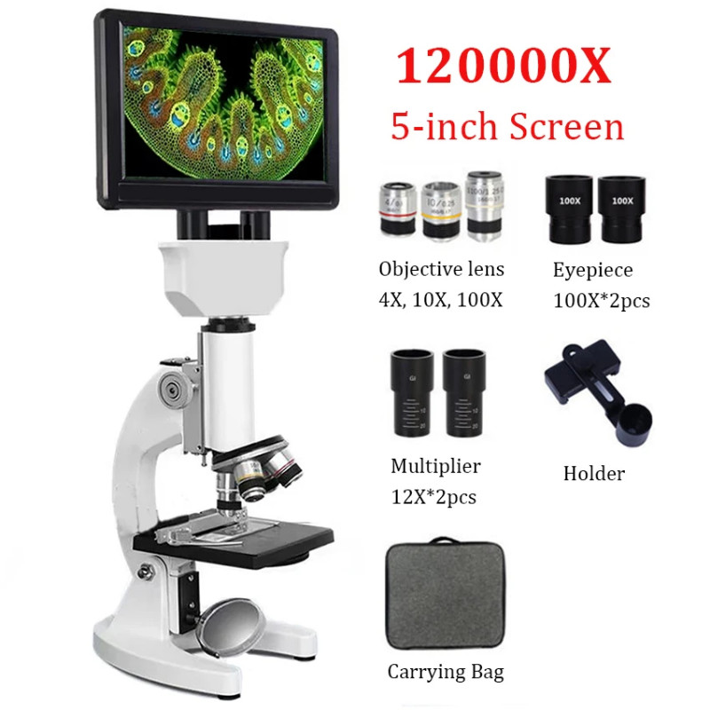 120000X Biological Microscope Digital Laboratory Compound Microscope ...