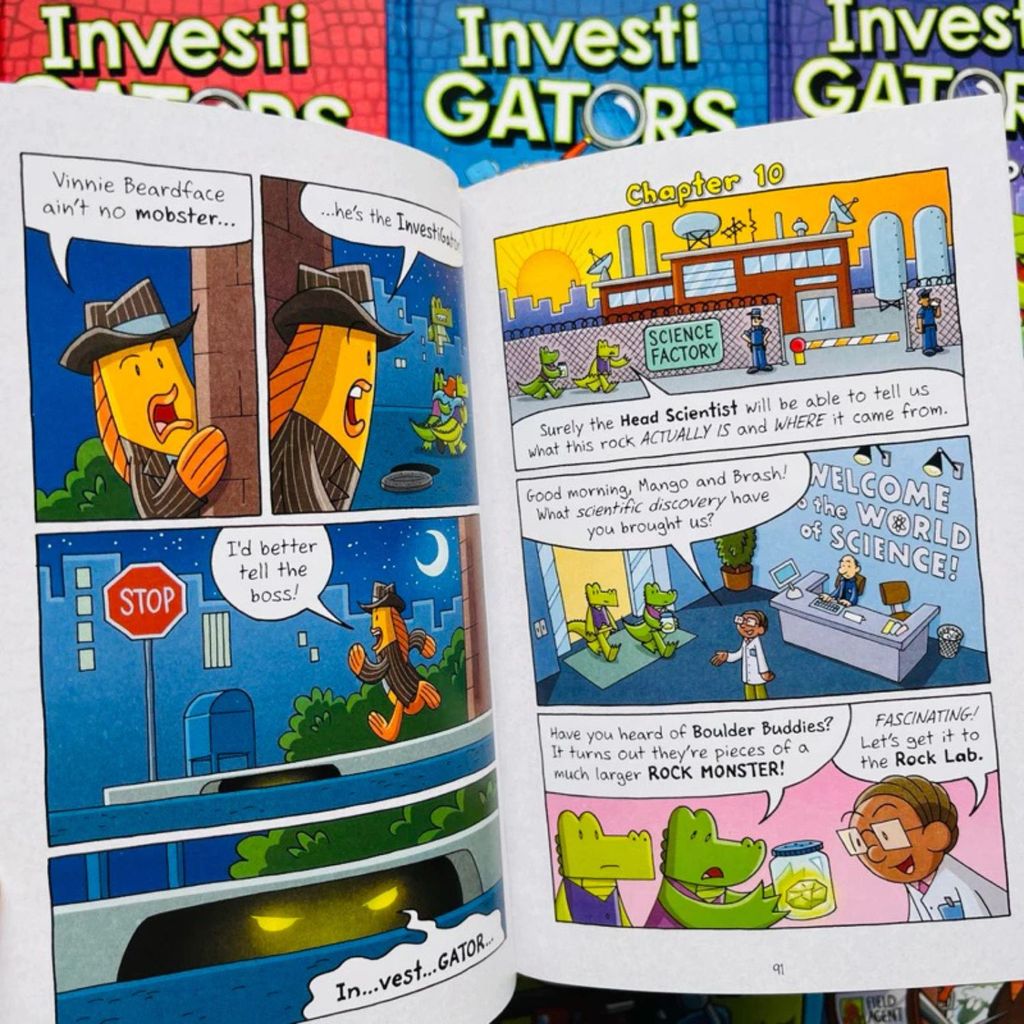 การ์ตูน InvestiGATORS 11 เล่ม Comic Book -- ครบชุด 11 เล่ม หนังสือ ...
