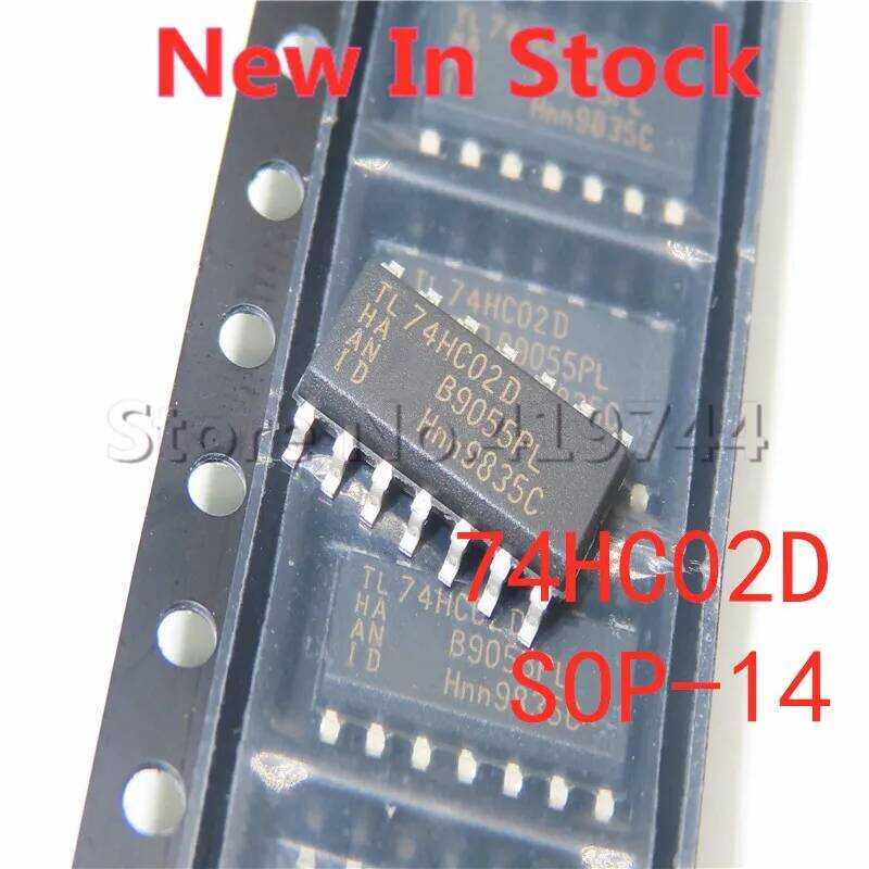 ชิ้น/ล็อต 10 74HC02 74HC02D SN74HC02D SMD SOP-14 ชิปลอจิก มีสินค้าใน ...