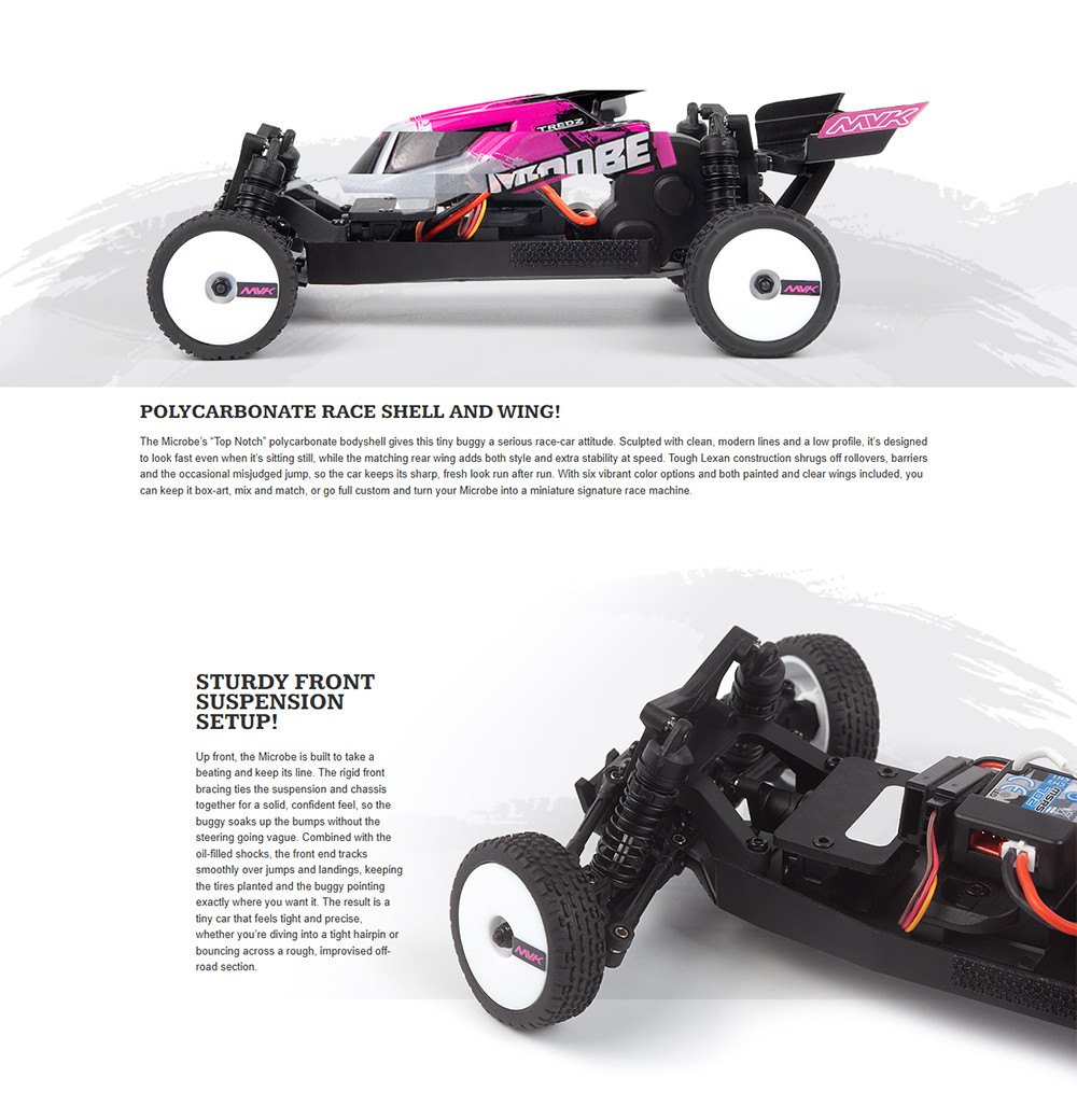 HPI Maverick Microbe 2WD แปรง 1/24 RC รีโมทคอนโทรลไฟฟ้ารุ่นรถ Off-road ...