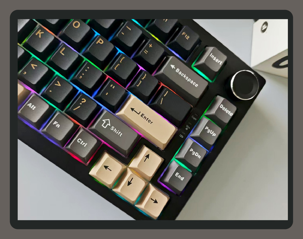 Obsidian Black Cherry Profile PBT Keycaps Double Shot Custom Keycaps ...