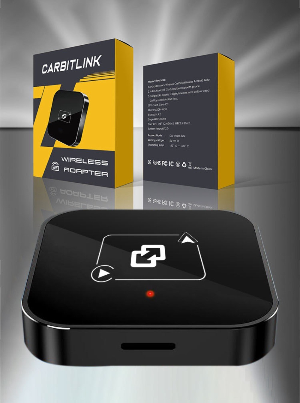 Carbitlink Easylink เชื่อมต่อง่ายกับ Wireless CarPlay Android Auto 2 in ...