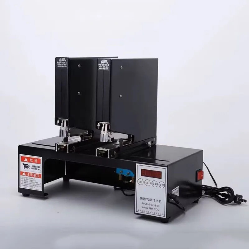 Double-head automatic electric stapler Pneumatic stapler binding ...