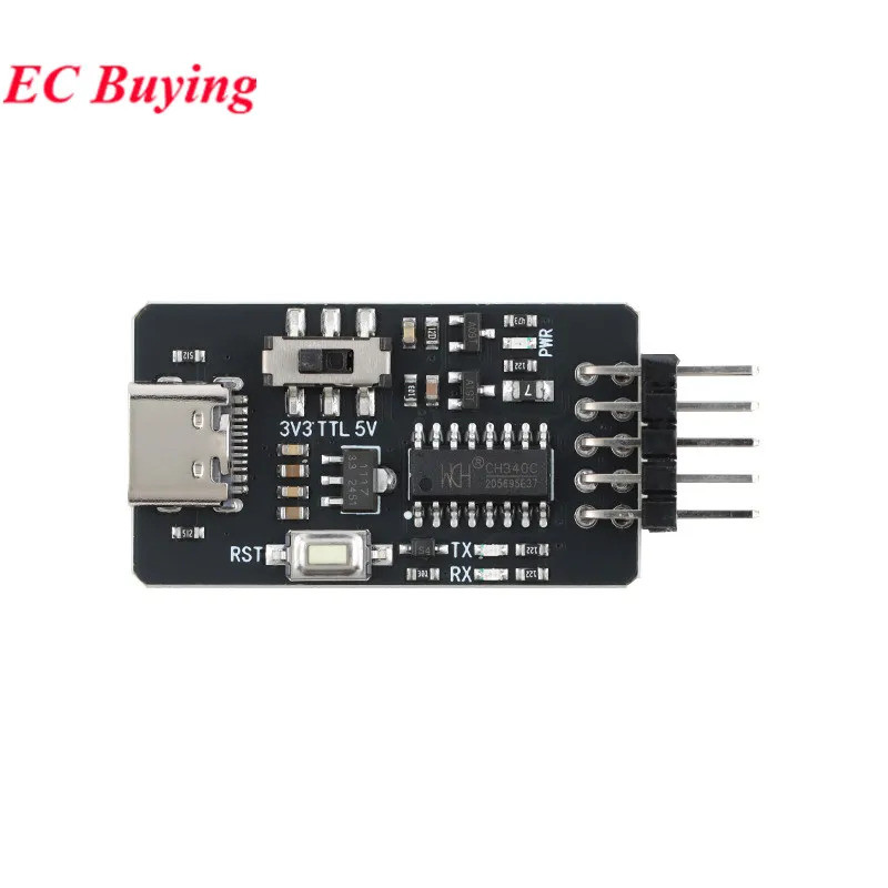 1 ชิ้น CH340C STC ISP Microcontroller โปรแกรมดาวน์โหลดโดยอัตโนมัติโมดูล ...