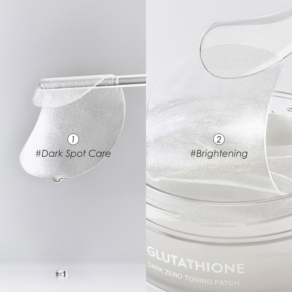 SNP Glutathione Dark Zero Toning Patch 60 Pads เอสเอ็นพี แผ่นมาสก์เจล ...