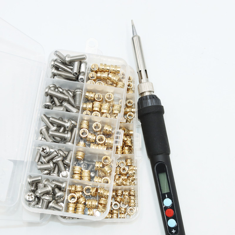 Heat Set Insert Soldering Iron Tip Head M2 M3 M4 Hot Melt Insets Nut ...