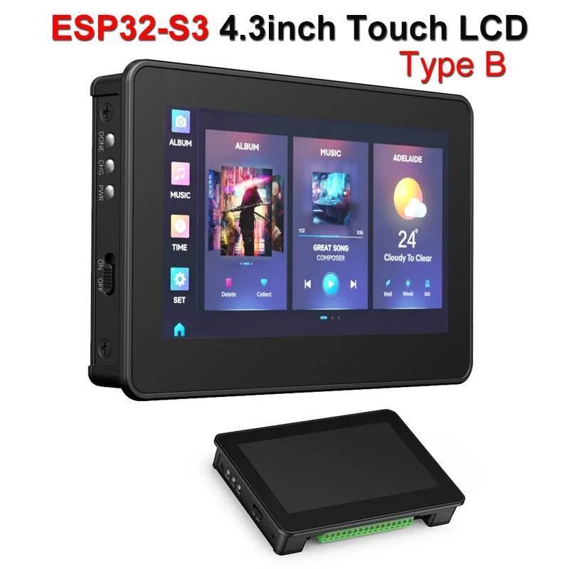 Waveshare ESP32-S3 4.3 นิ้ว IPS Touchscreen จอแสดงผล LCD 800X480 บอร์ด ...