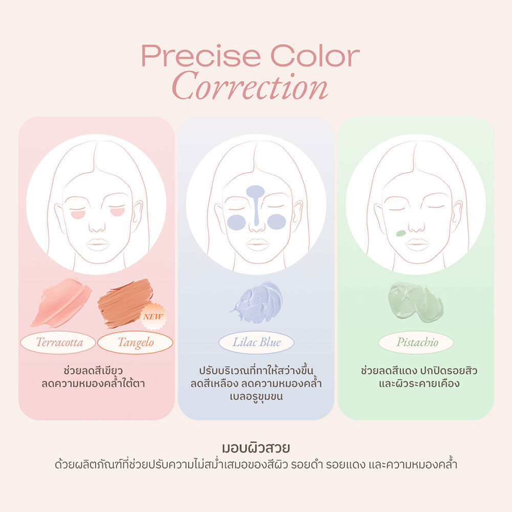 Fleen Beauty Skin Caring Corrector 3g ฟลีน บิวตี้ คอเรคเตอร์ เนื้อบาง ...