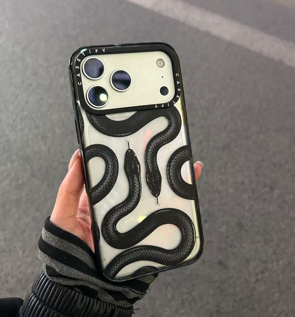 [ของแท้ 100%]CASETiFY x Black Snake Case เคสมือถือ ฝาครอบมือถือ iPhone ...