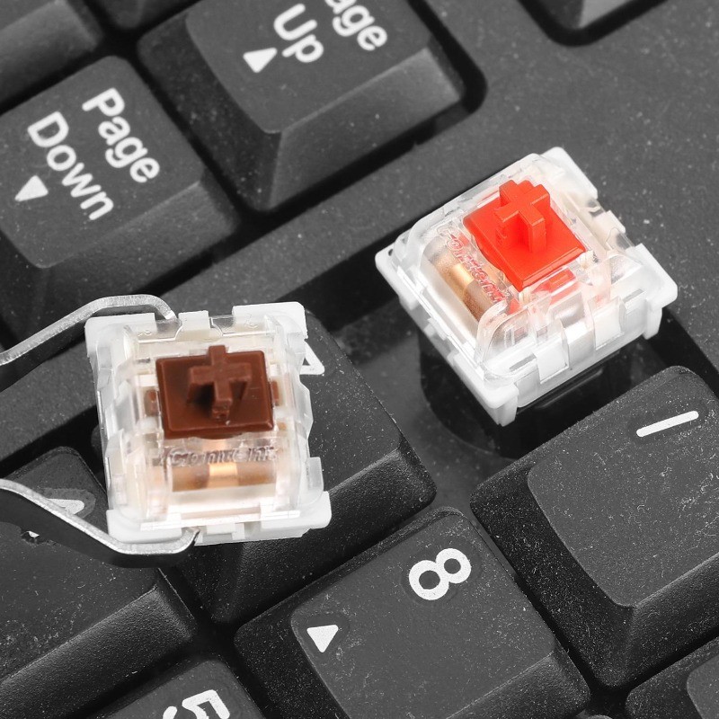 [AUTO&3C] 10PCS - สวิตช์คีย์บอร์ดแบบกลไก 3 Pin Blue Red Brown Clicky ...