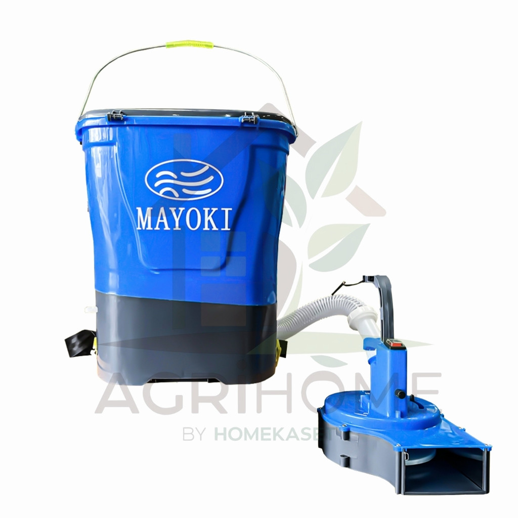 เครื่องพ่น หว่านปุ๋ยแบตเตอรี่ MAYOKI MYK-F20 ความจุ 20 ลิตร พ่นไกล 3-5 ...